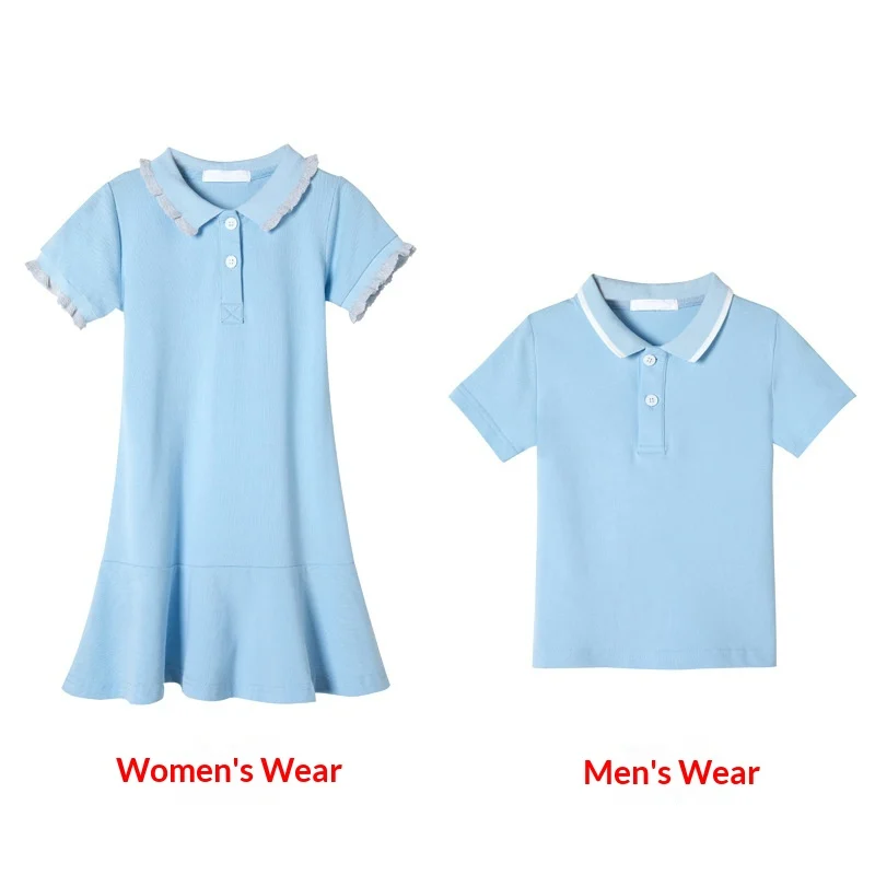 Fresh And Chic Mother-daughter Dress Set With Short Sleeves — image 6