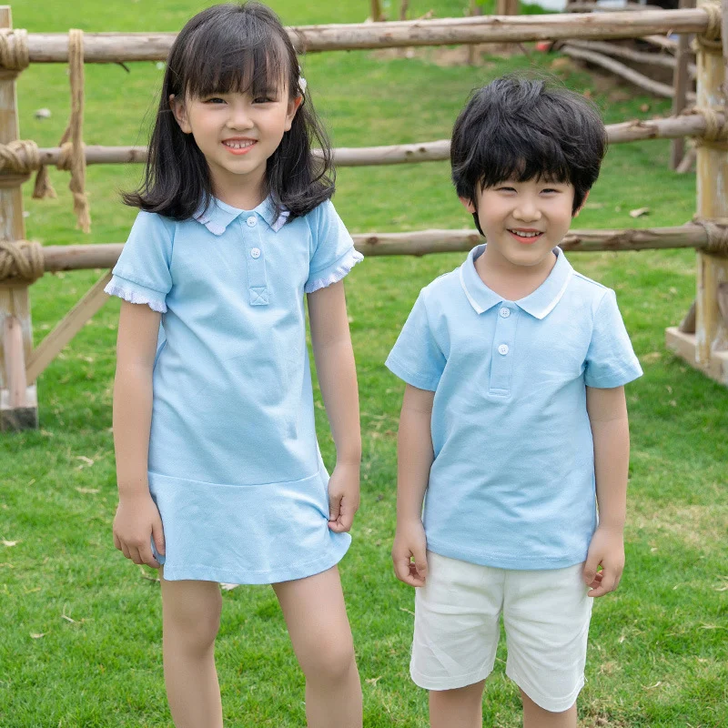 Fresh And Chic Mother-daughter Dress Set With Short Sleeves — image 5