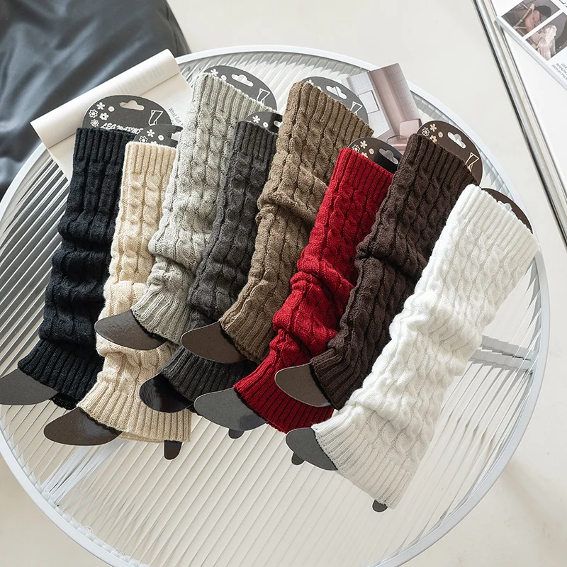 Fried Dough Twists Style Warm Knitting Stockings — image 3