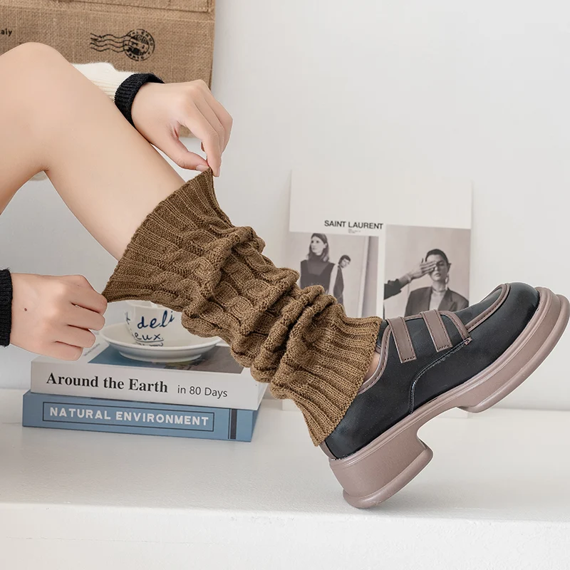 Fried Dough Twists Style Warm Knitting Stockings — image 8