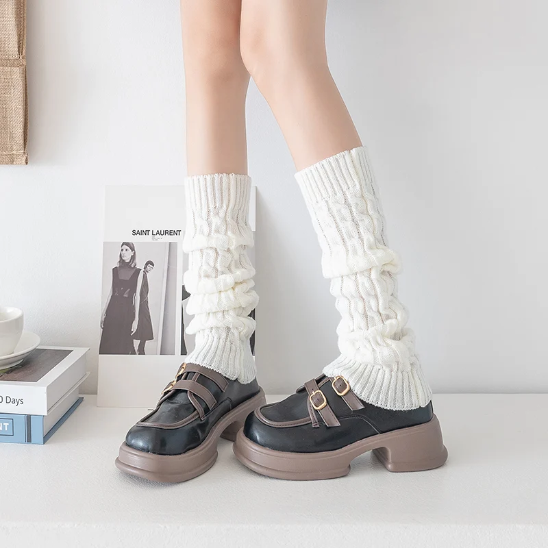Fried Dough Twists Style Warm Knitting Stockings — image 7