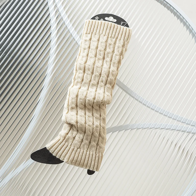 Fried Dough Twists Style Warm Knitting Stockings — image 5