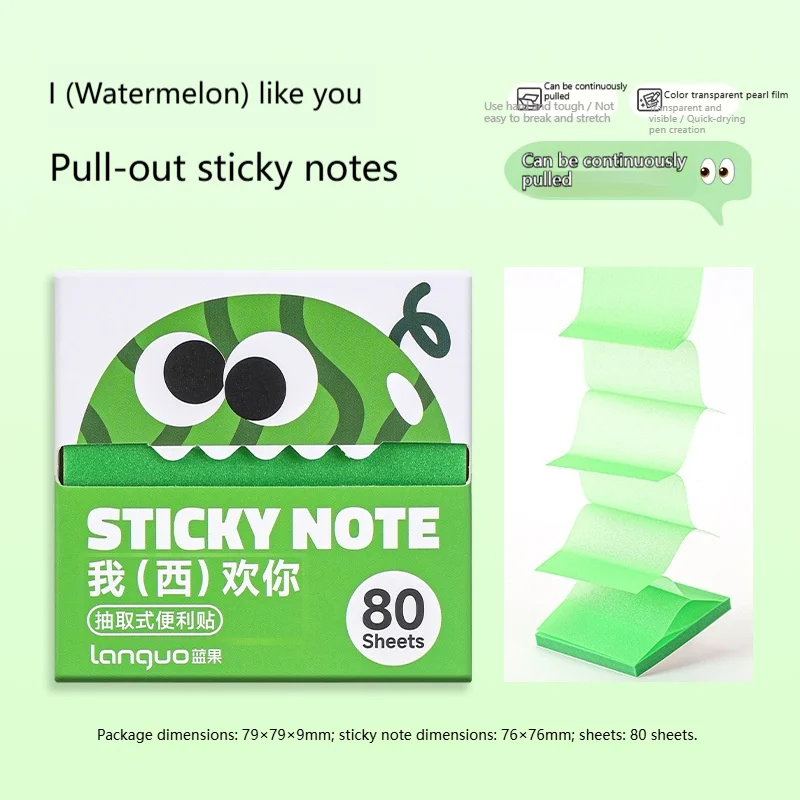 Fruit-themed Sticky Notes Pull-tab Style — image 2