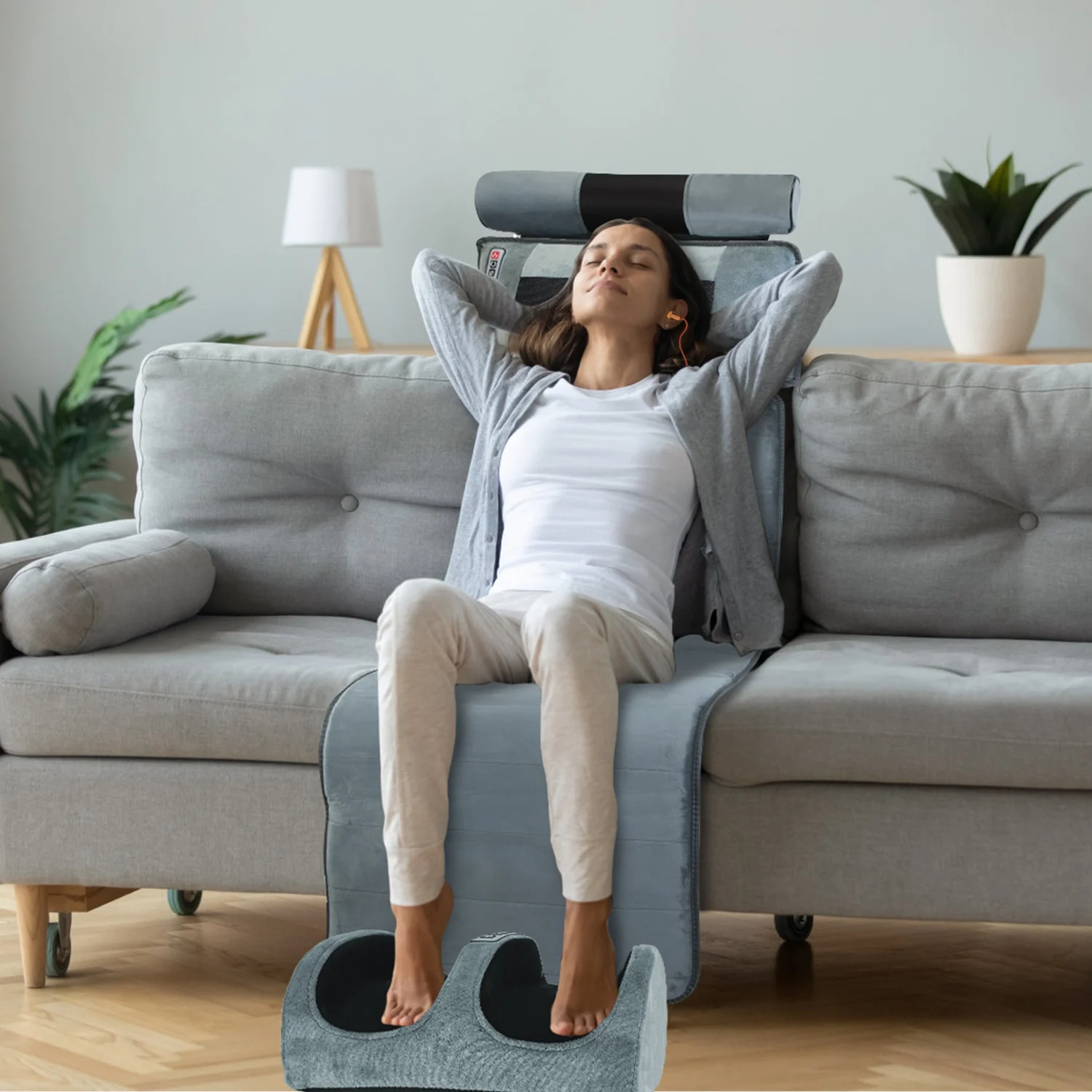 Full-body Electric Massage Pad With Neck And Feet — image 2