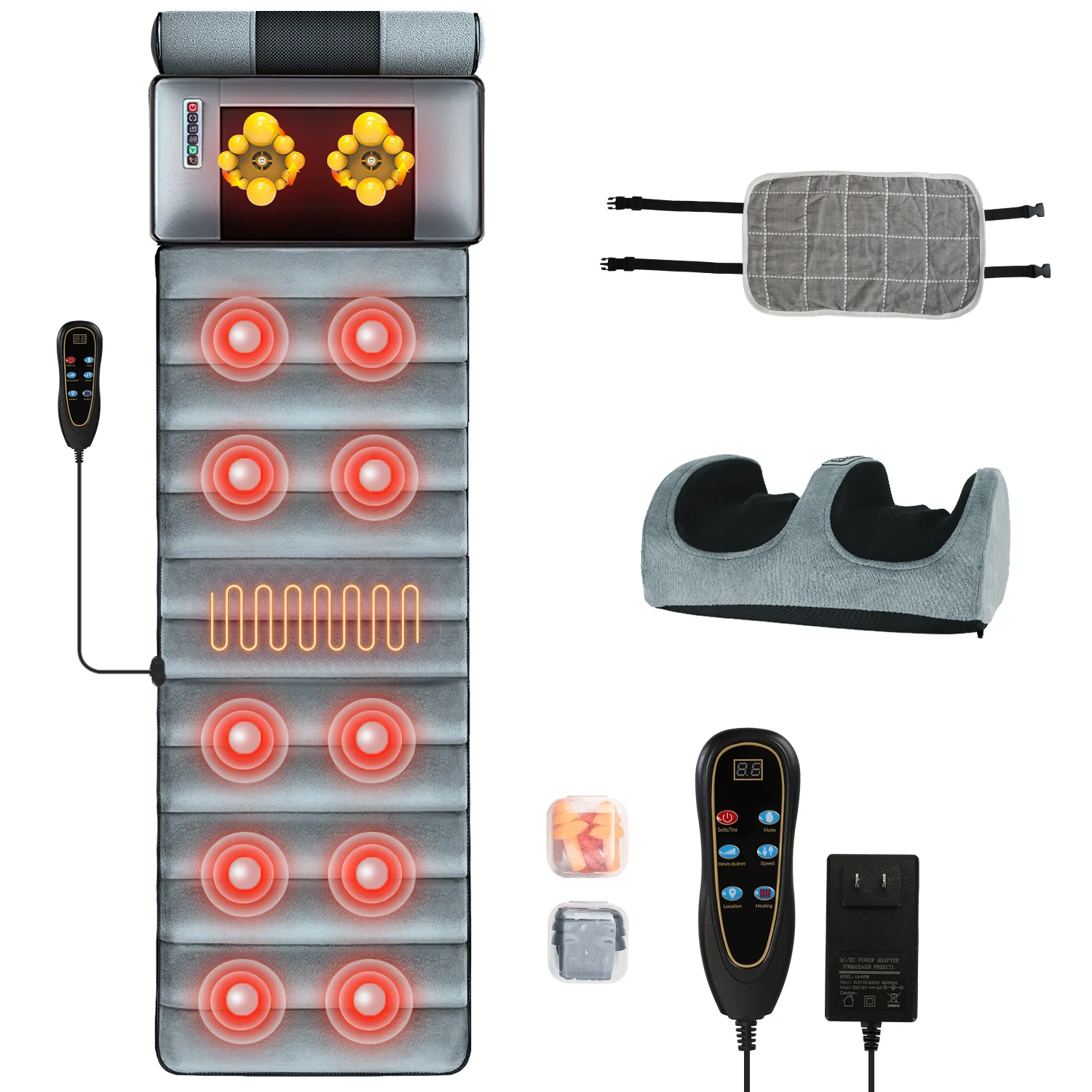 Full-body Electric Massage Pad With Neck And Feet — image 3