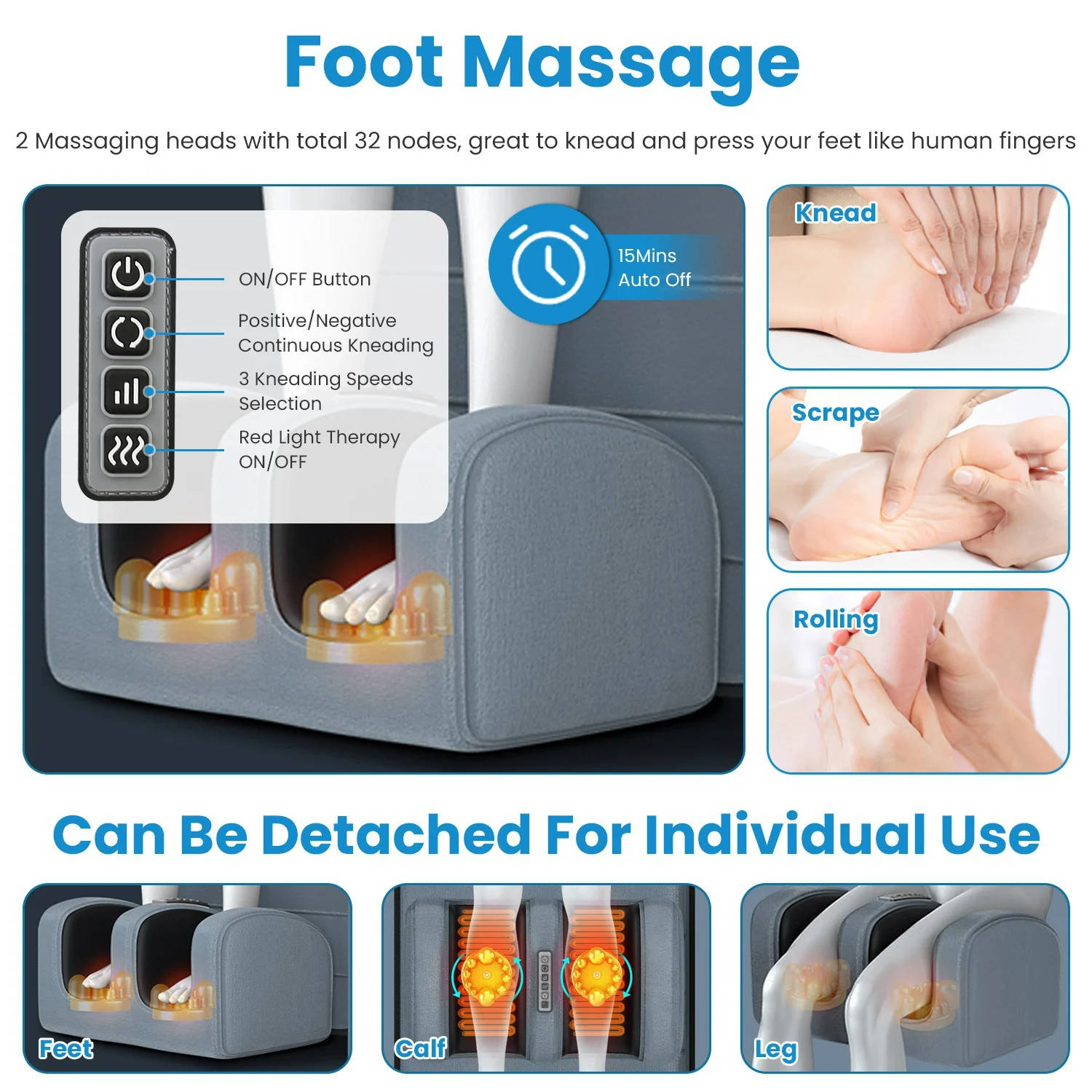 Full-body Electric Massage Pad With Neck And Feet — image 8