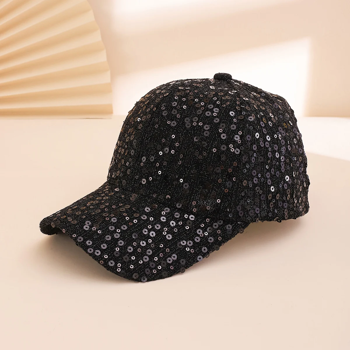 Full-pattern Sequin Baseball Cap, And Cool With Shiny Metallic Sequins. Duckbill Hat… — image 4