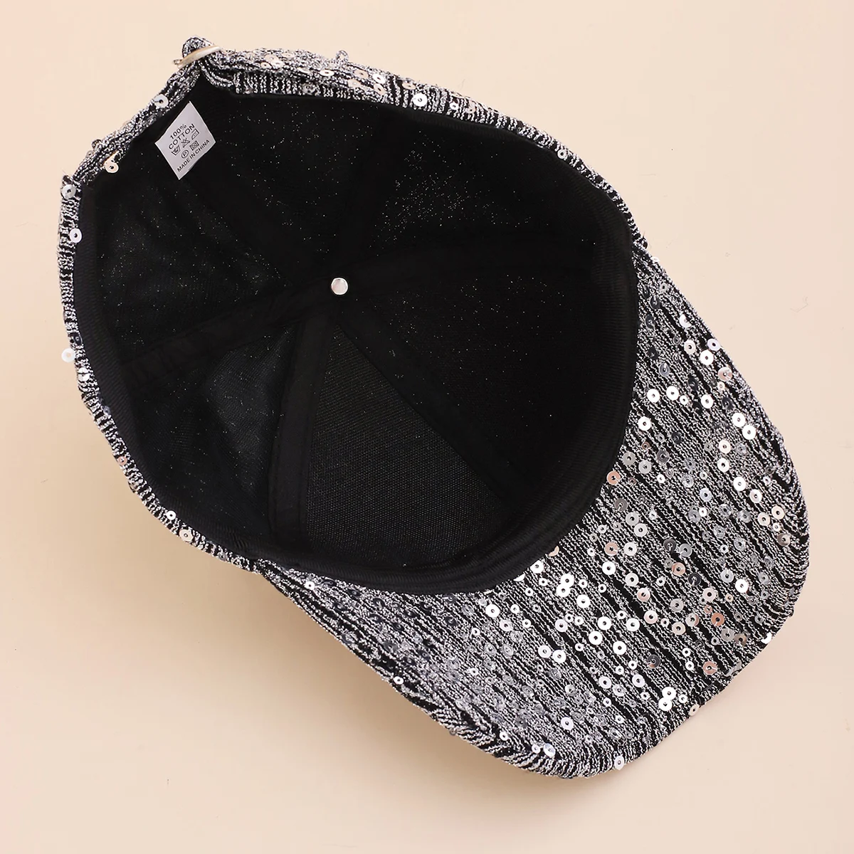 Full-pattern Sequin Baseball Cap, And Cool With Shiny Metallic Sequins. Duckbill Hat… — image 8