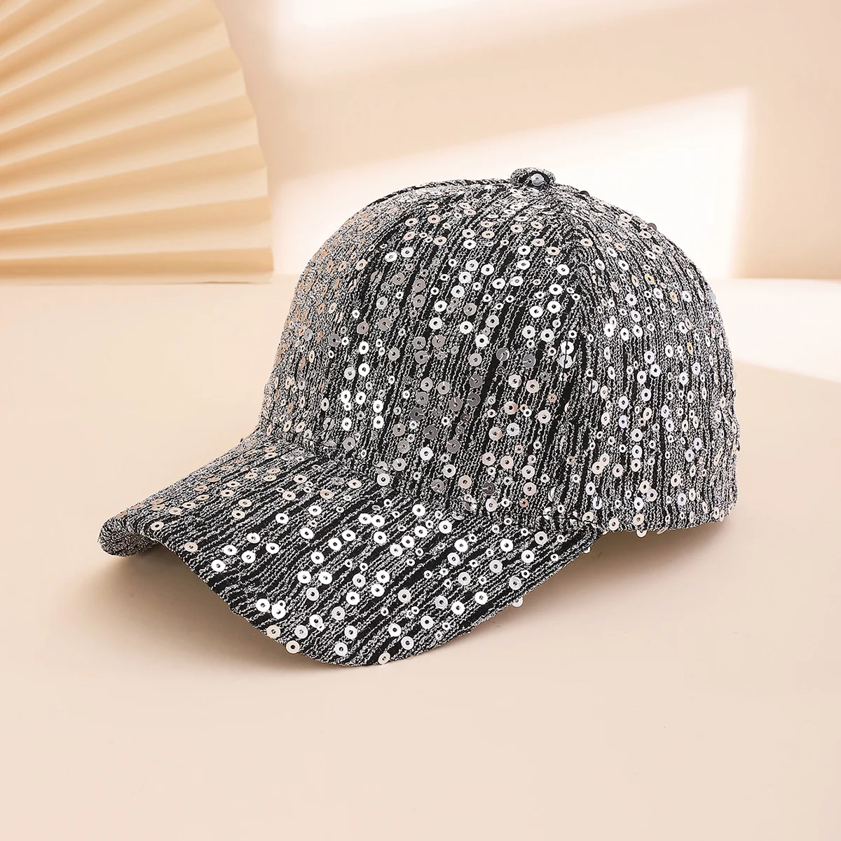 Full-pattern Sequin Baseball Cap, And Cool With Shiny Metallic Sequins. Duckbill Hat… — image 7