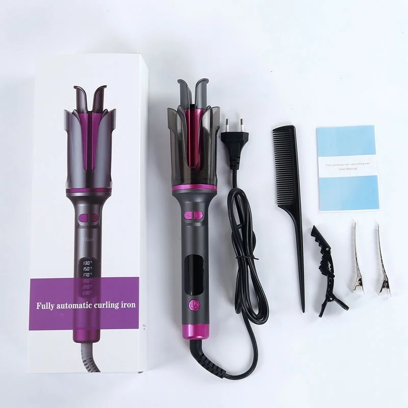 Fully Automatic 32mm Negative-ion Hair Curling Wand For Big Damage-free Curls — image 2
