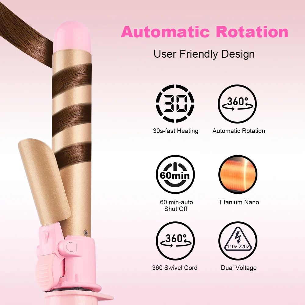 Fully Automatic Curling Iron, Lazy Multi-functional Rotating Hot Selling Iron And Perm… — image 3