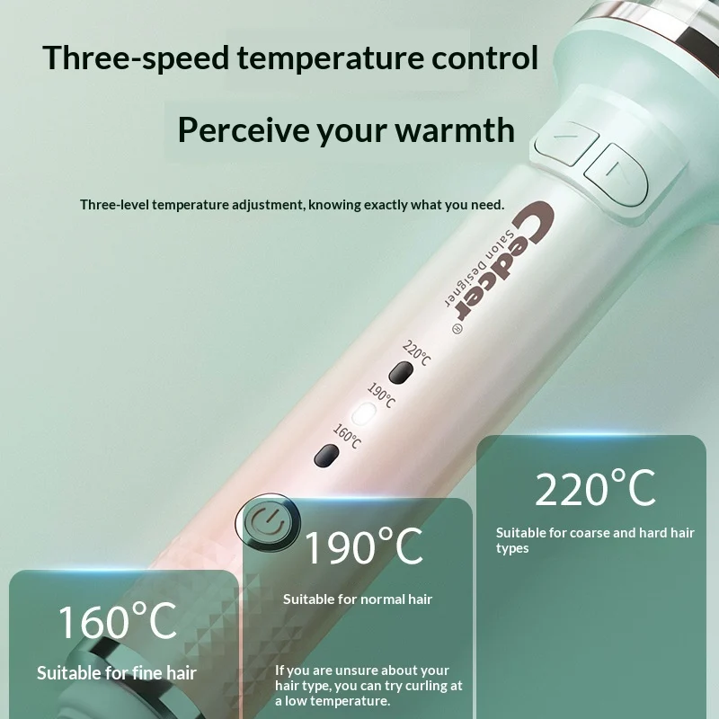 Fully Automatic Spiral Electric Rotating Hair Curler — image 4