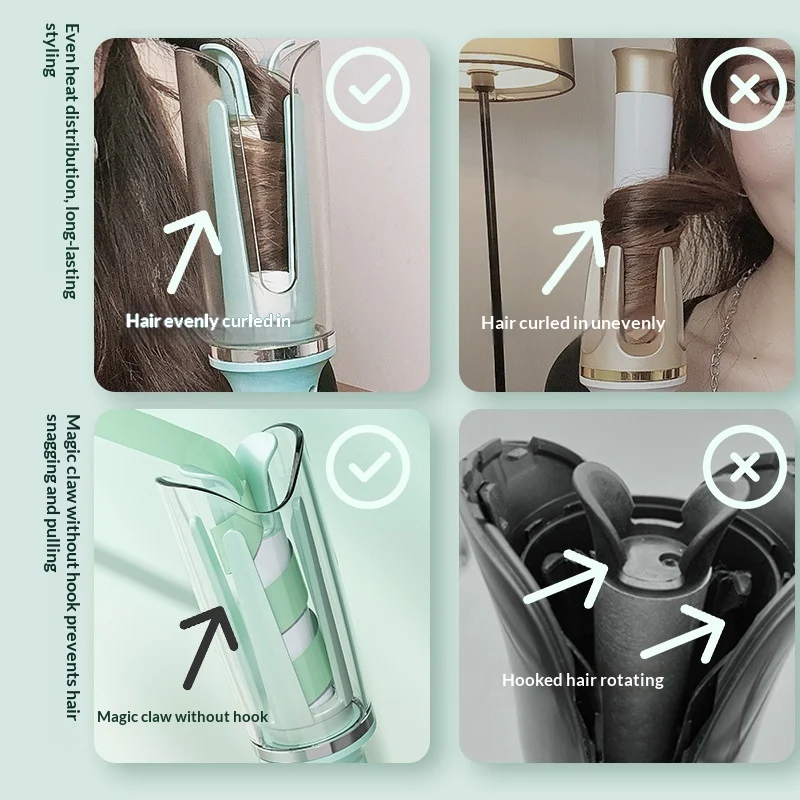 Fully Automatic Spiral Electric Rotating Hair Curler — image 8