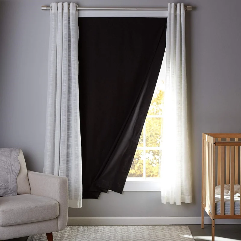 Fully Blackout Portable Curtain With Suction Cups — image 5