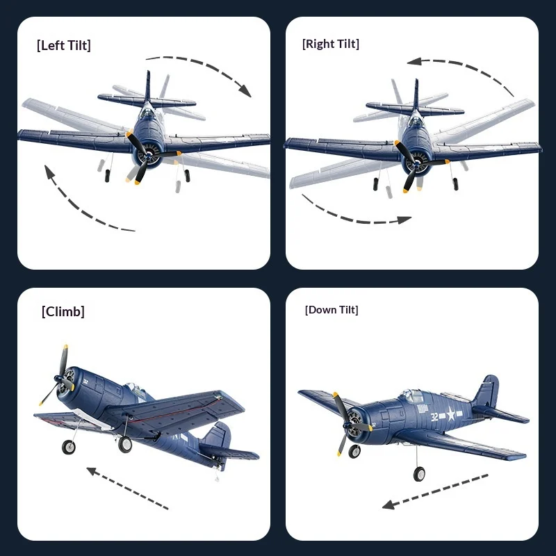FX9503 Four-channel F6F Hellcat Fighter Brushless Toy — image 5
