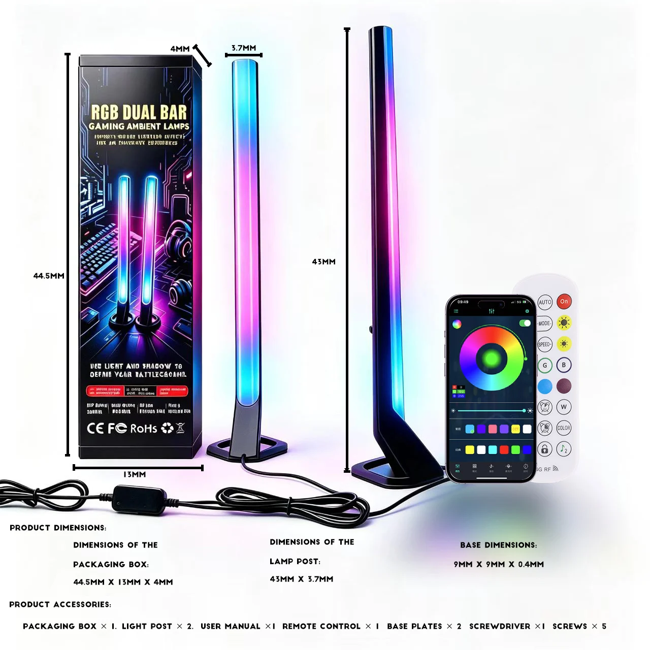 Gaming PC Pickup Ambientdesk Lamp Music Atmosphere Light — image 4