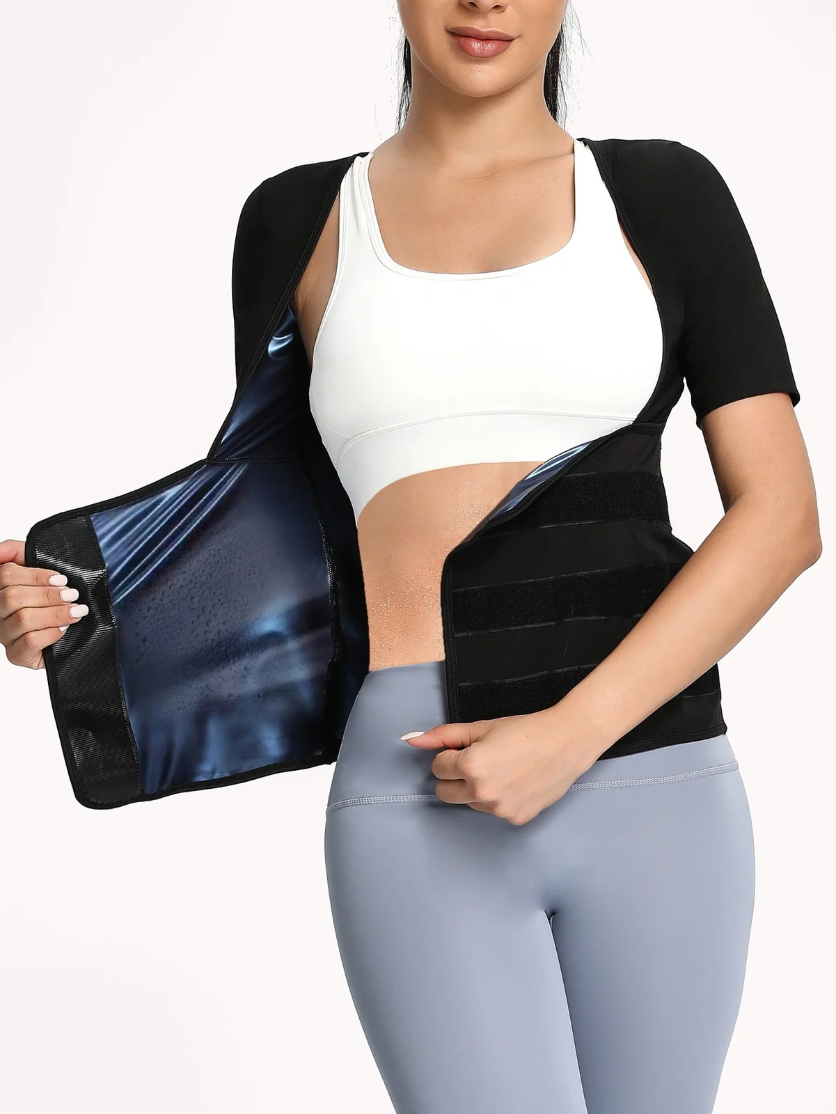 Generation Hair Sealing Waist Sweat-breaking Sports Body-shaping Top Waist-sealing… — image 9