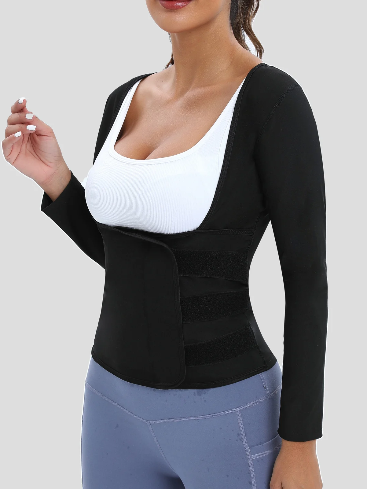 Generation Hair Sealing Waist Sweat-breaking Sports Body-shaping Top Waist-sealing… — image 7