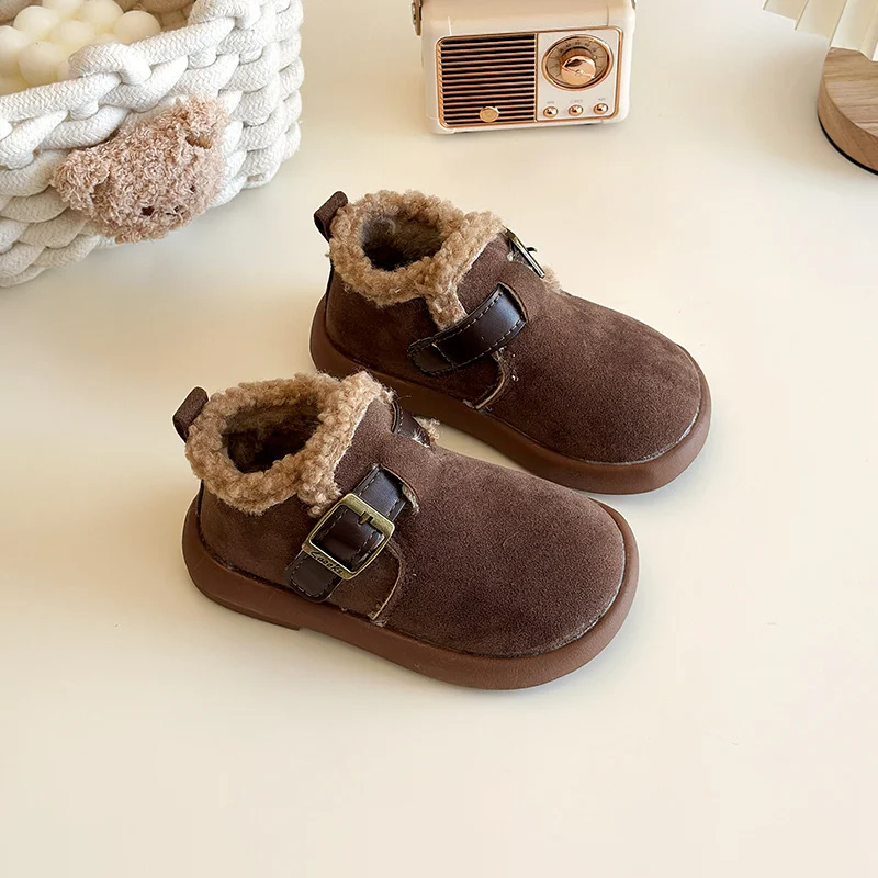 Girls Winter Velvet-lined Casual Warm Shoes — image 5