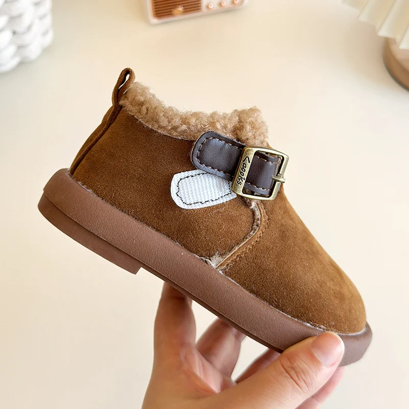 Girls Winter Velvet-lined Casual Warm Shoes — image 2