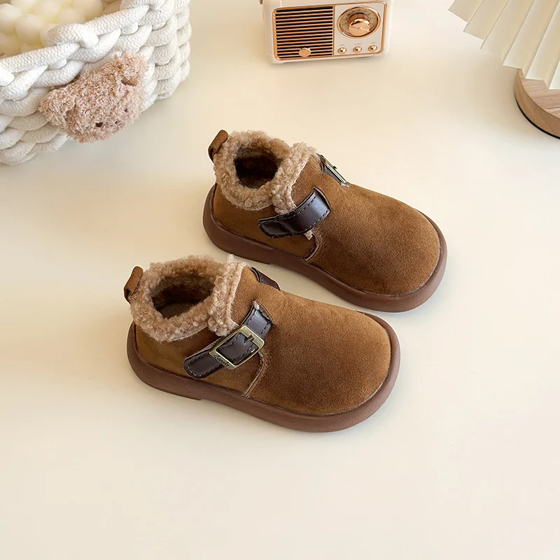 Girls Winter Velvet-lined Casual Warm Shoes — image 4