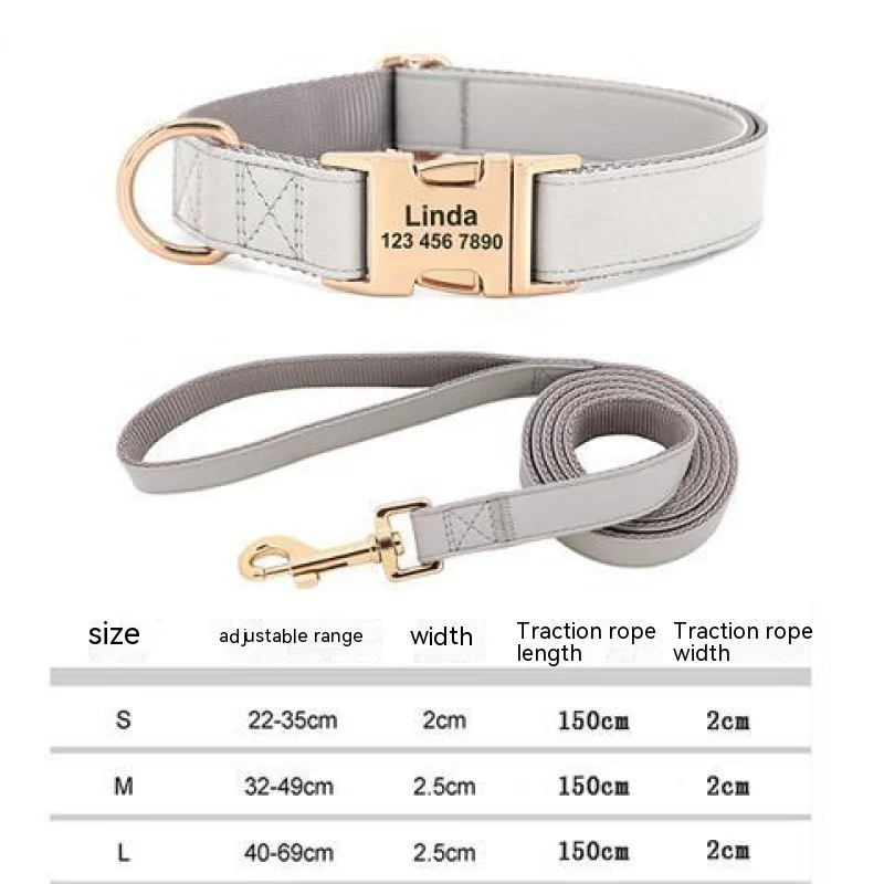Gold Collar Dog Tag Anti Loss — variant image