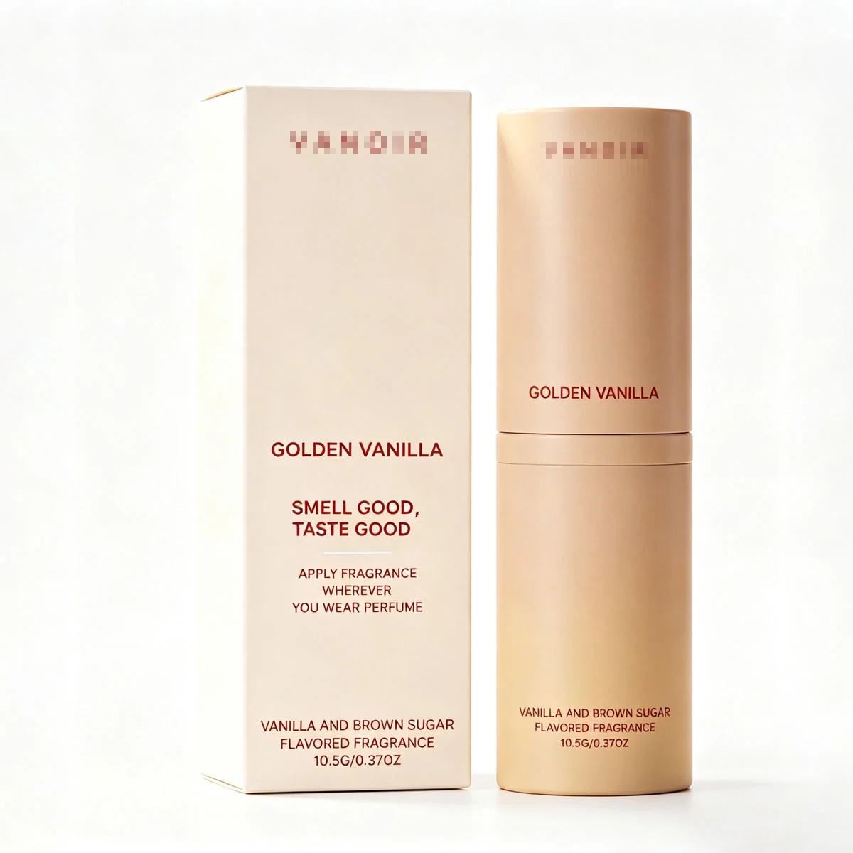 Golden Vanilla-scented Reed Diffuser In A Creamy Brown Hue Enriched With Plant-derived… — image 3
