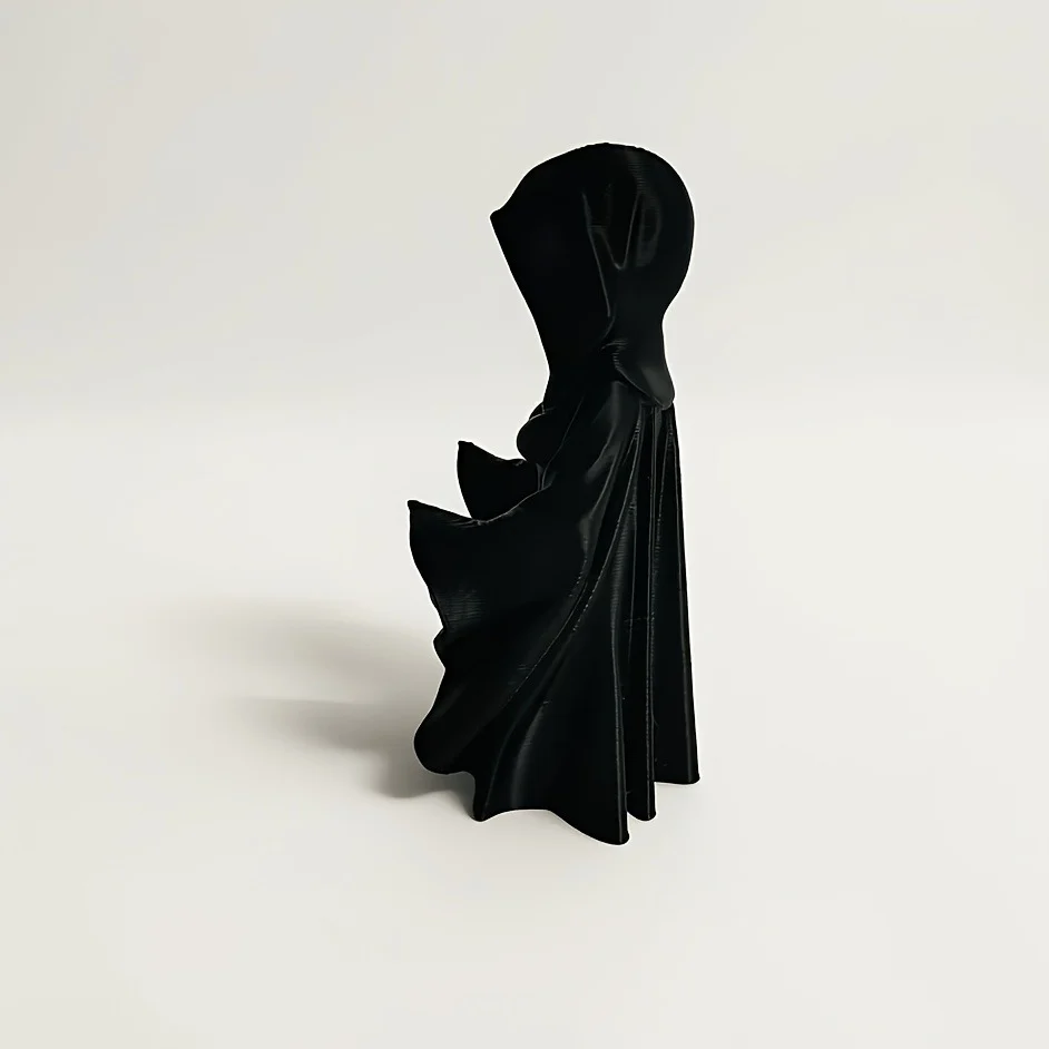 Gothic Hooded Figure Pen Holder, Dark Reaper Style Desk Organizer For Pens And Pencils… — image 3