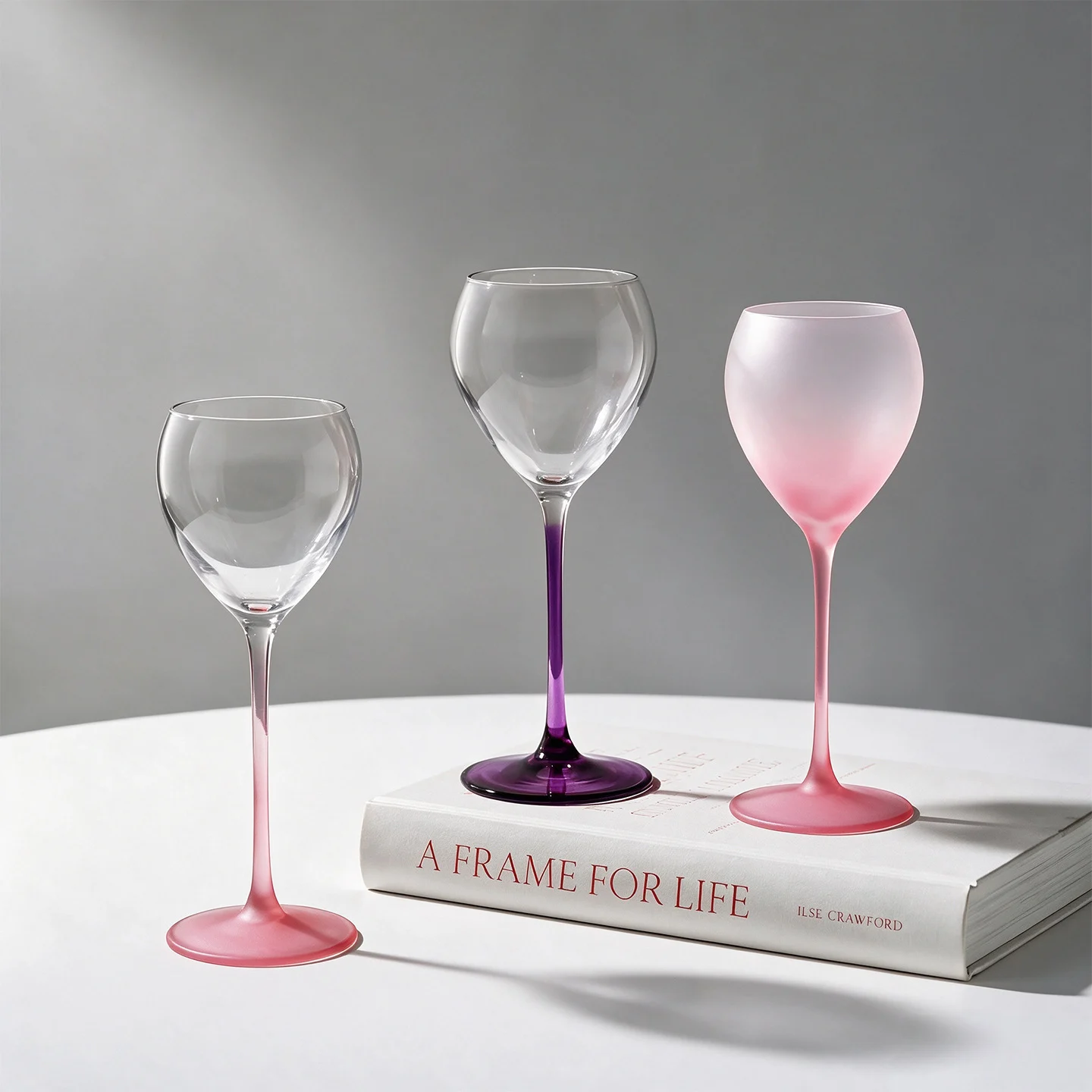Gradient Glass High-stemmed Wine For Home Use — image 4