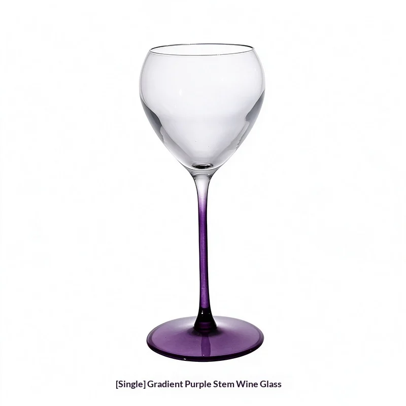 Gradient Glass High-stemmed Wine For Home Use — image 2