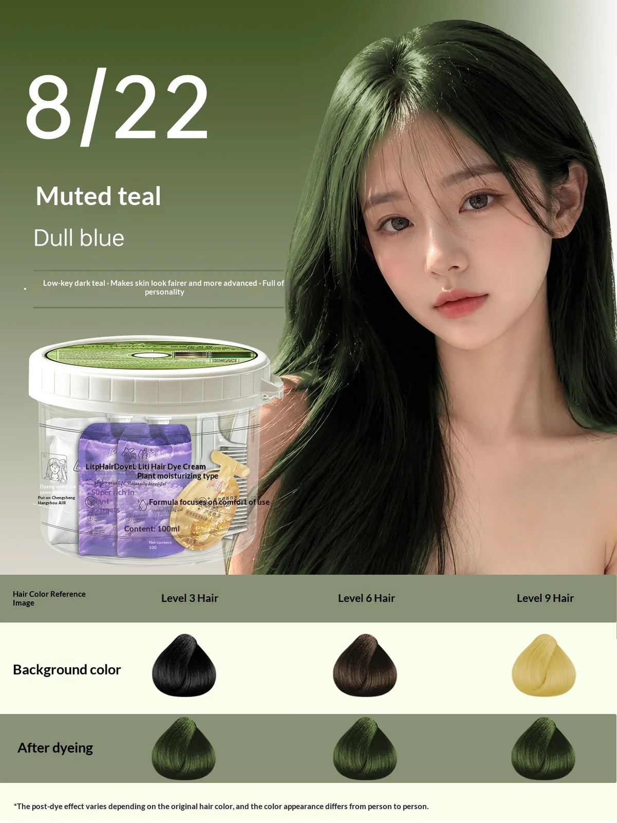 Gray Hair Coverage Dye Gentle Plant-based Formula For Home Use — image 2