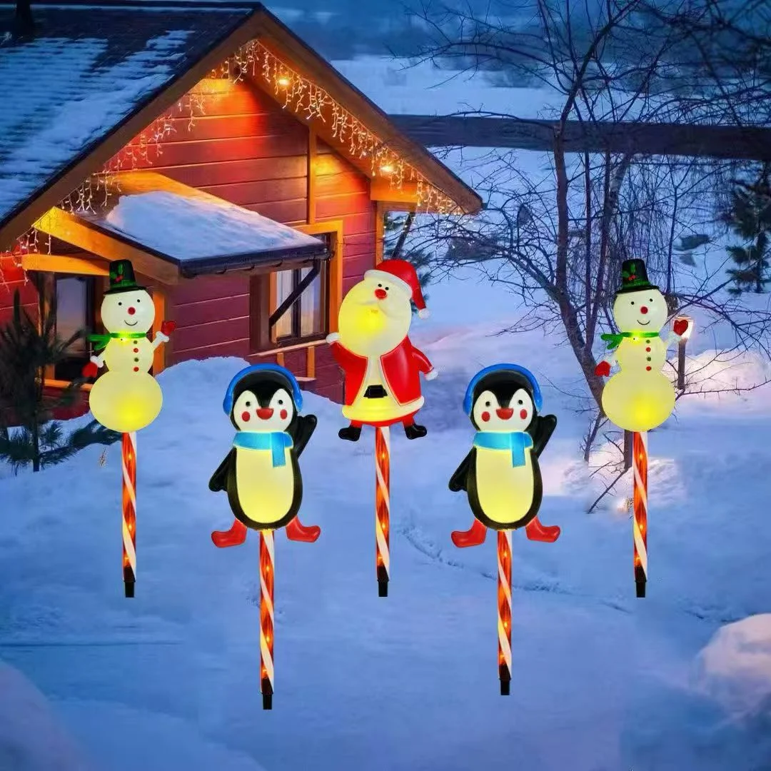 Ground-insertion LED Atmosphere Acrylic Christmas Holiday Lawn Light — image 17