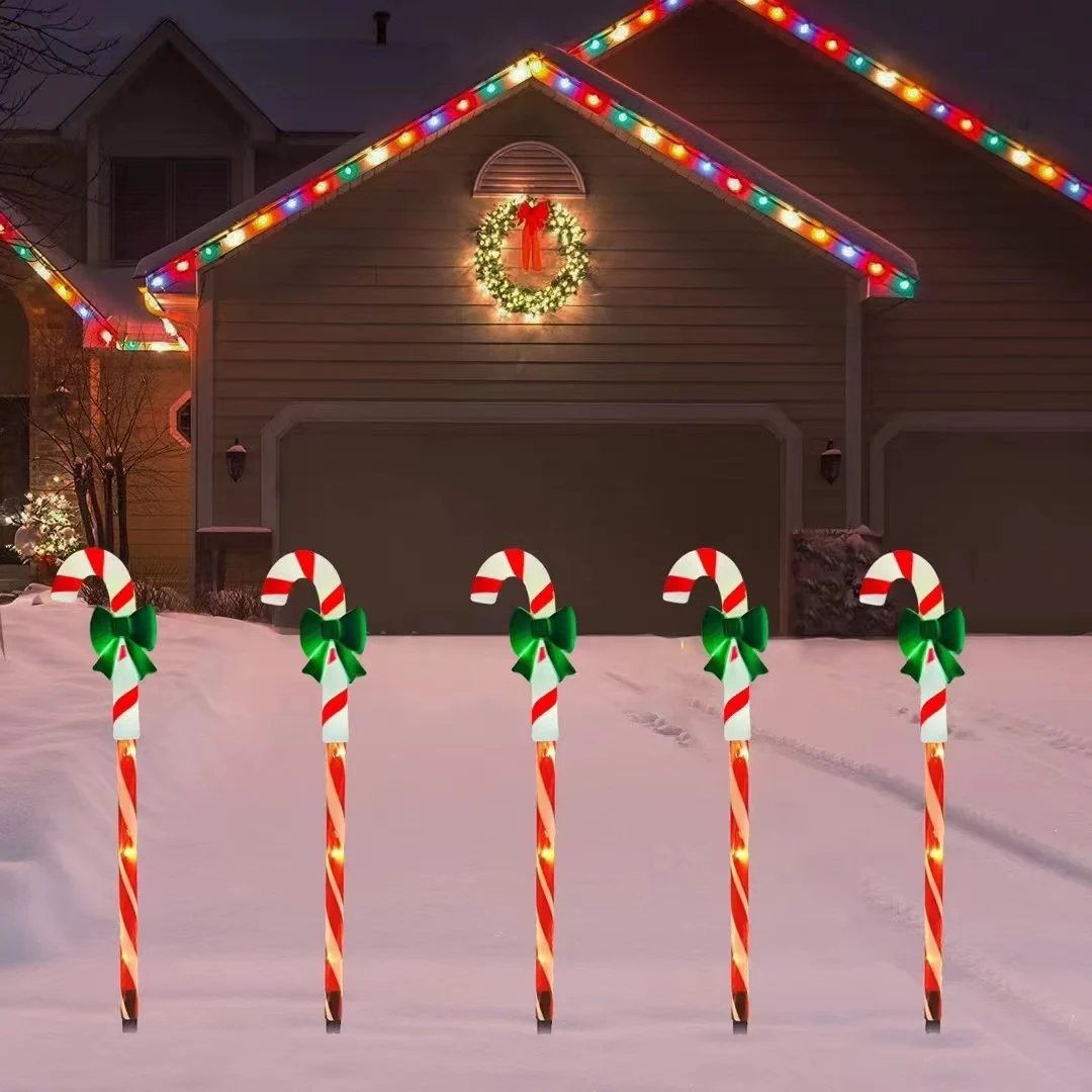 Ground-insertion LED Atmosphere Acrylic Christmas Holiday Lawn Light — image 7