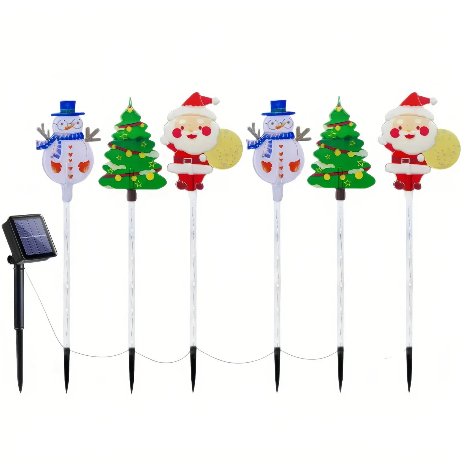 Ground-insertion LED Atmosphere Acrylic Christmas Holiday Lawn Light — image 6