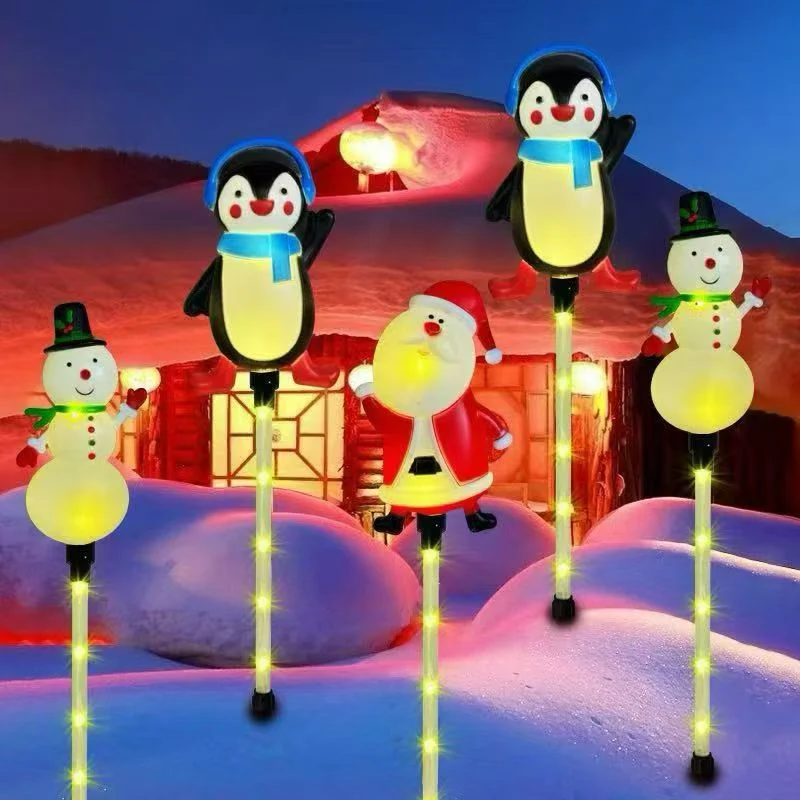 Ground-insertion LED Atmosphere Acrylic Christmas Holiday Lawn Light — image 18