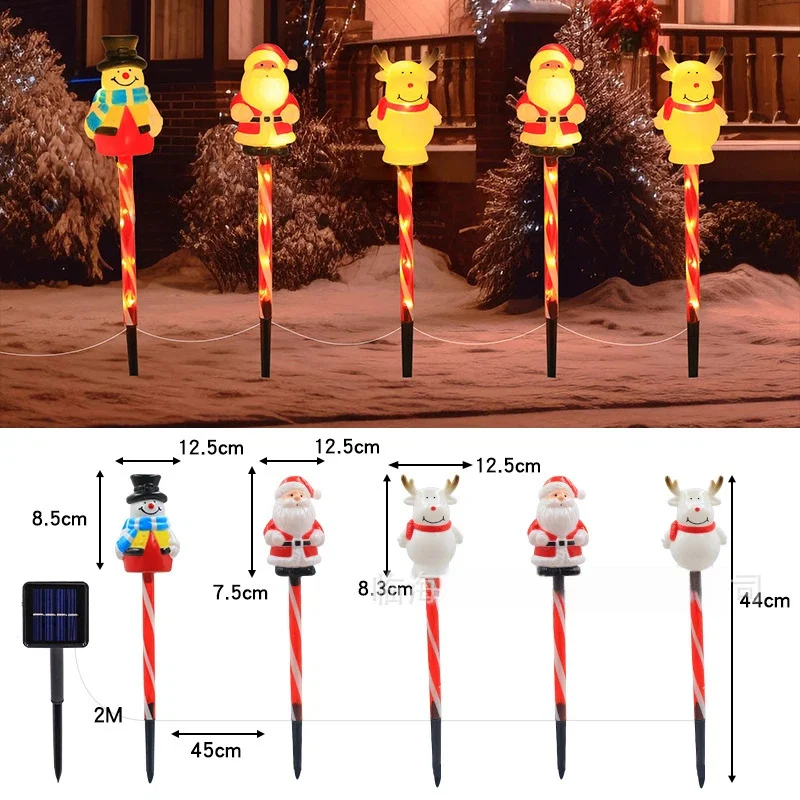 Ground-insertion LED Atmosphere Acrylic Christmas Holiday Lawn Light — image 16