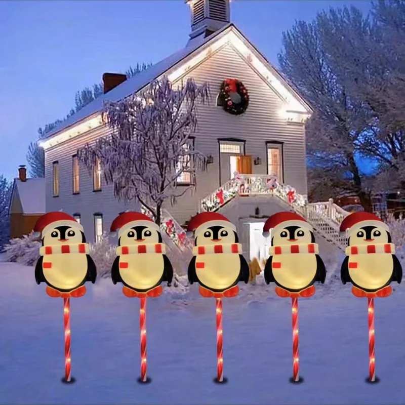 Ground-insertion LED Atmosphere Acrylic Christmas Holiday Lawn Light — image 3