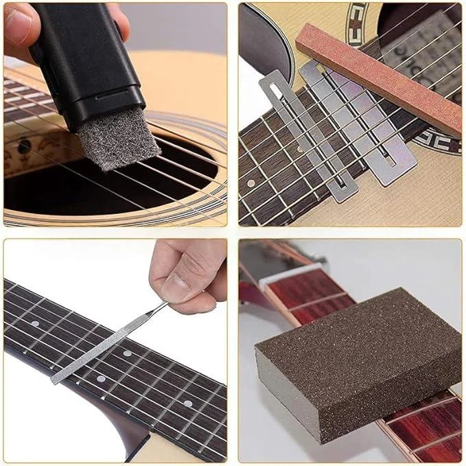 Guitar Repair Tool Kit For Maintenance Upkeep And Cleaning — image 6