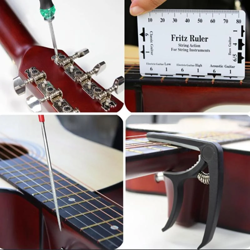 Guitar Repair Tool Kit For Maintenance Upkeep And Cleaning — image 2