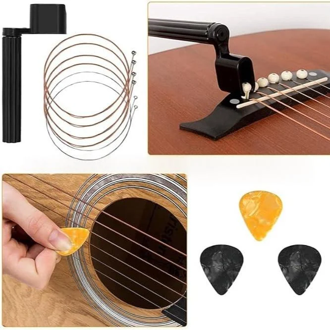 Guitar Repair Tool Kit For Maintenance Upkeep And Cleaning — image 3