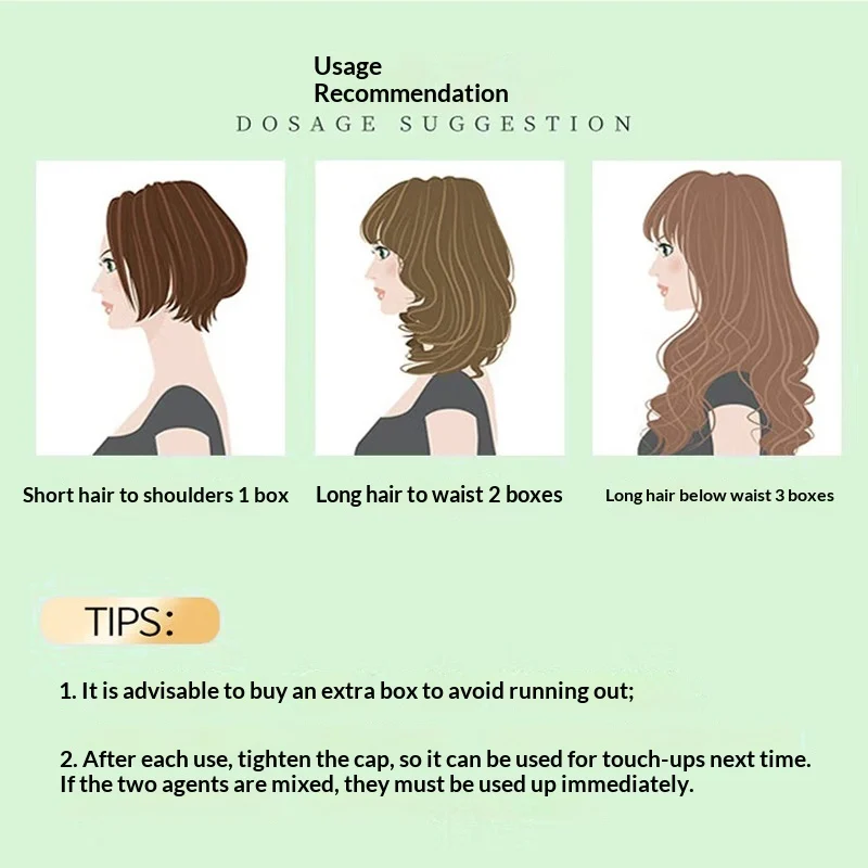 Hair Dye Cream Dark Brown Shade Covers Gray Plant-based Colorant — image 4