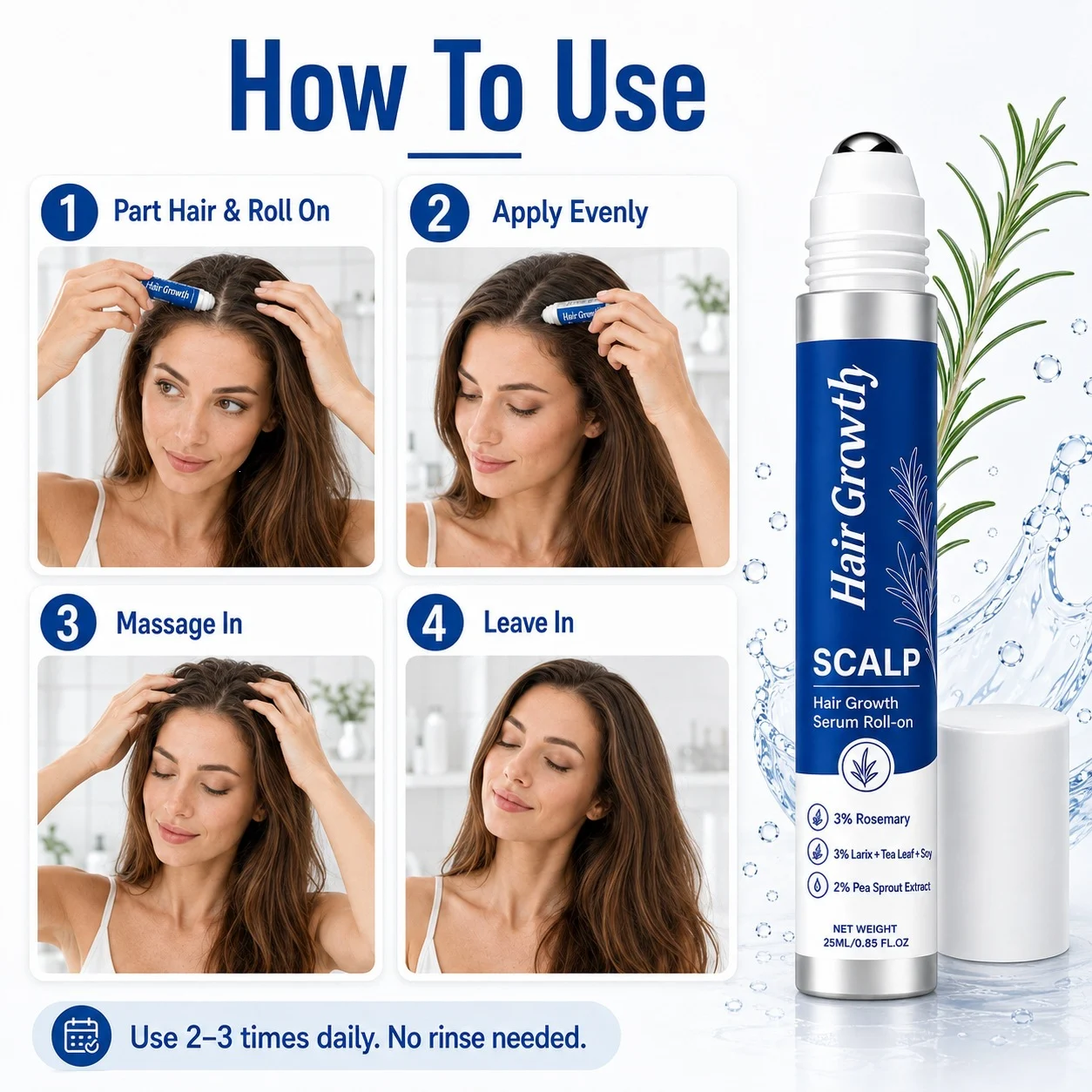 Hair Serum Roller For Gentle Care — image 6