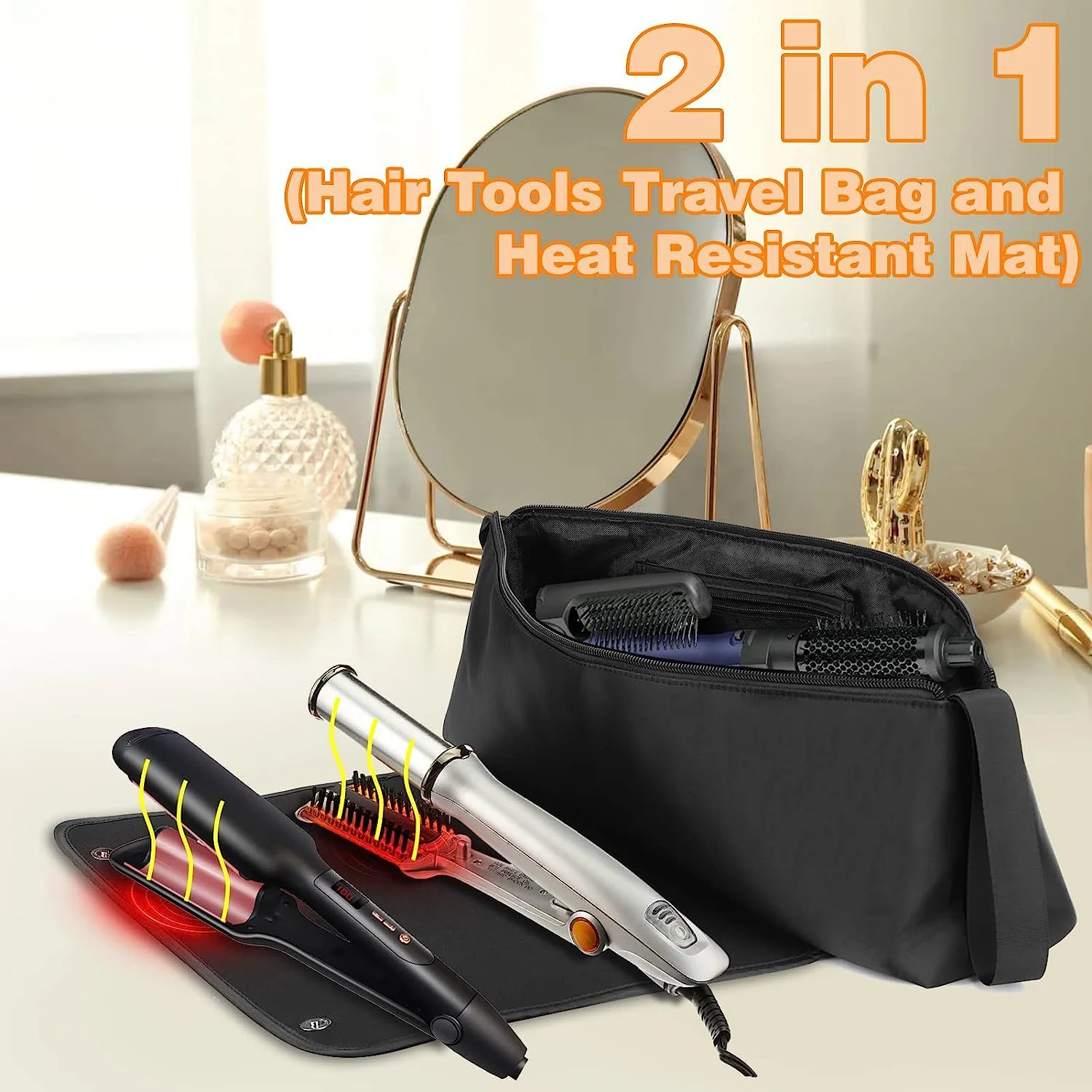 Hair Styling Tool Travel Storage Bag — image 3