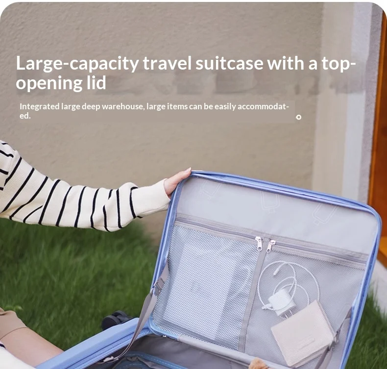 Haitang Chenhong--new Side-opening Expandable 20-inch Carry-on Rolling Suitcase… — image 2