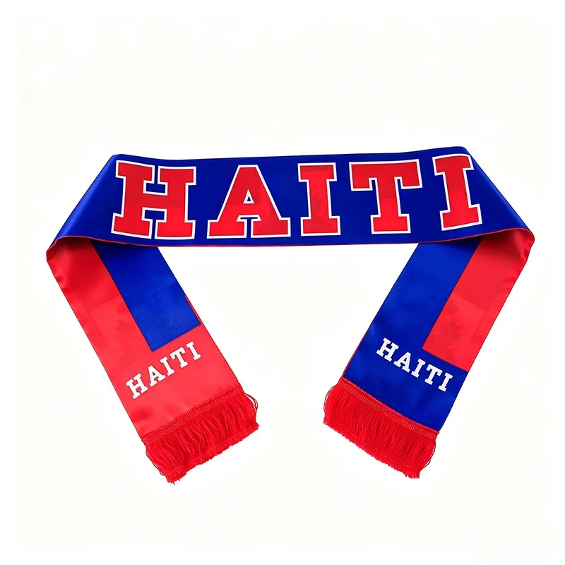 Haiti World Fan Scarf Satin Neck Warmer — image 5