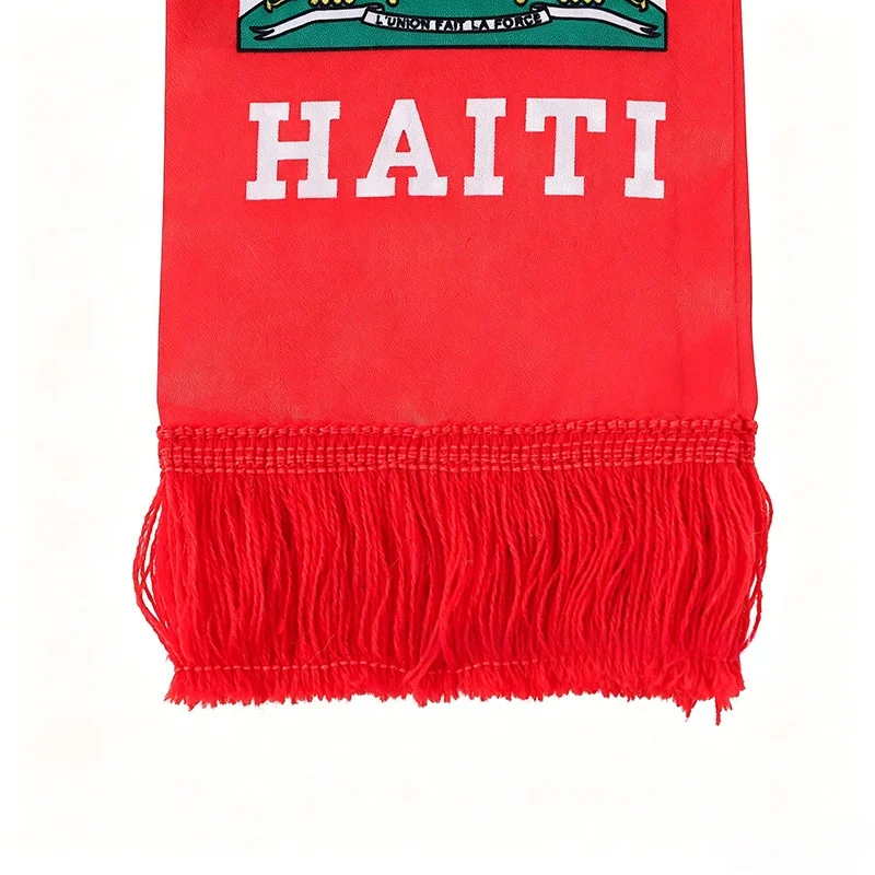 Haiti World Fan Scarf Satin Neck Warmer — image 2