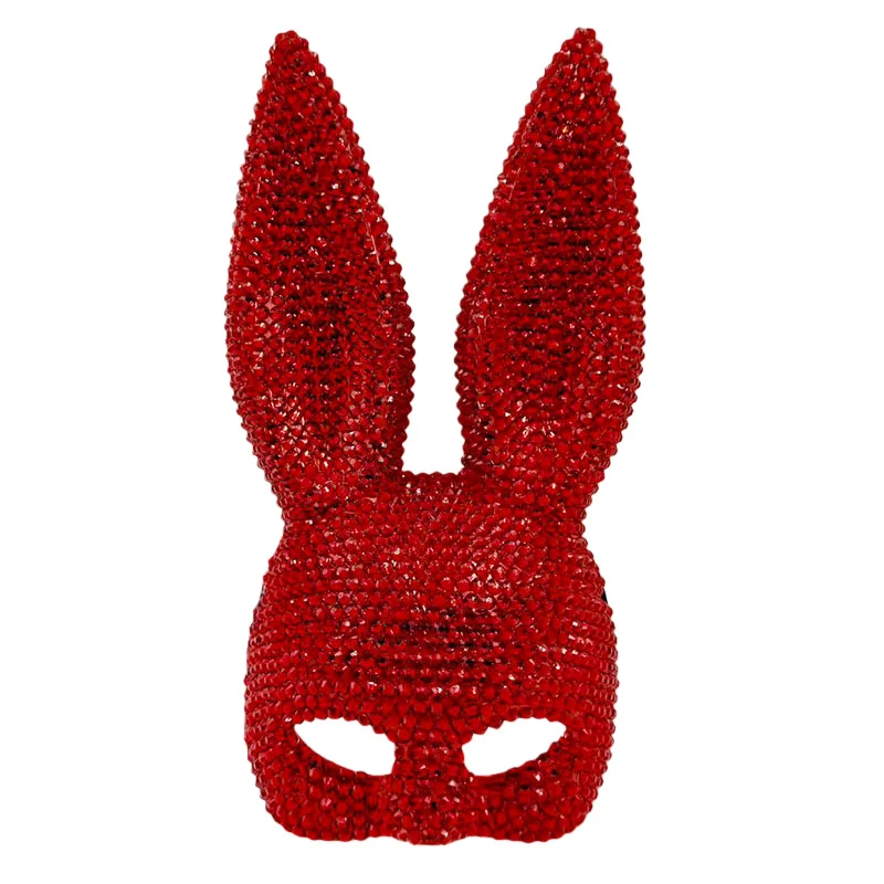 Halloween Animal Party Masquerade Ball, Sequined Rabbit Mask Theatrical Performance… — image 8