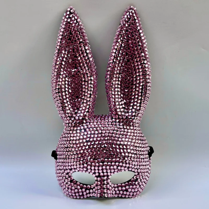 Halloween Animal Party Masquerade Ball, Sequined Rabbit Mask Theatrical Performance… — image 10