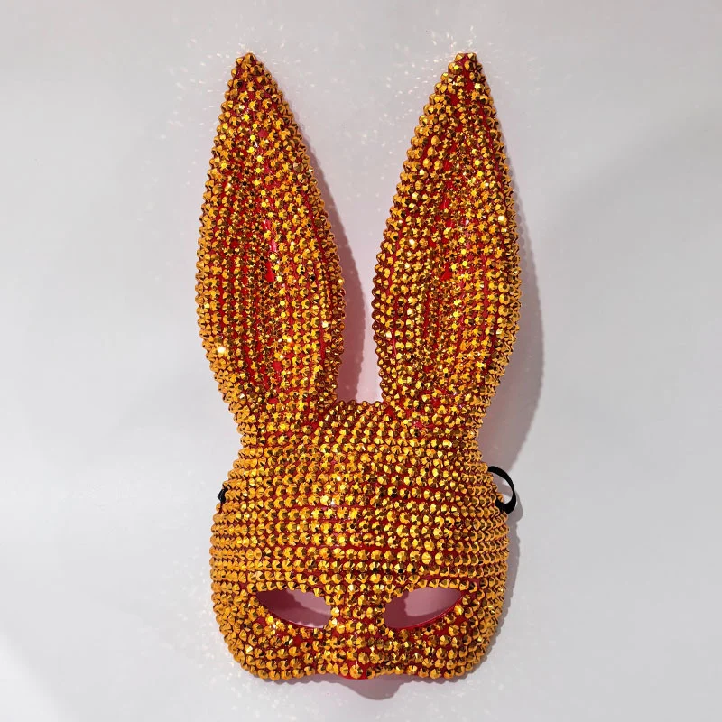 Halloween Animal Party Masquerade Ball, Sequined Rabbit Mask Theatrical Performance… — image 11
