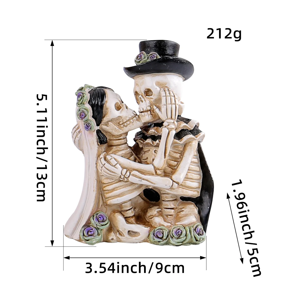 Halloween Cartoon Skull Characters Ornaments Chamber Of Secrets Haunted House Funny… — image 4